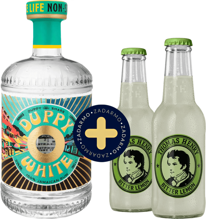 Bundle The Duppy Share White + 2x Thomas Henry Bitter Lemon free