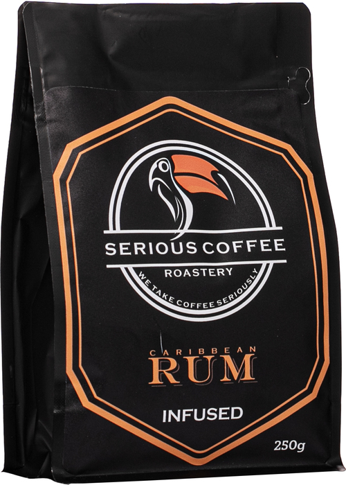 Serious Coffee Roastery Coffee Infused by Rum 250g