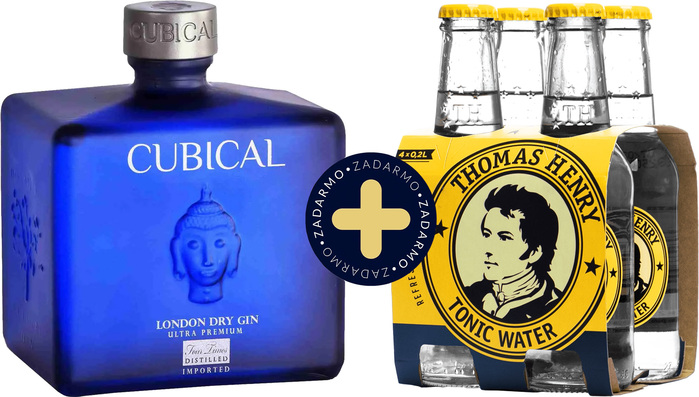 Set Cubical Ultra Premium + 4 pack Thomas Henry Tonic Water zadarmo