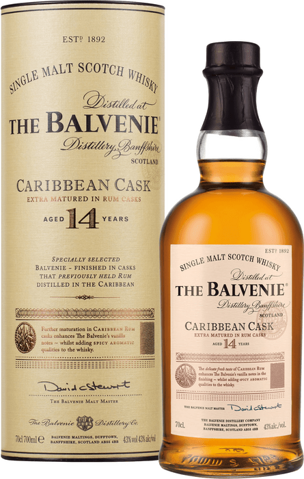 The Balvenie 14 letá Caribbean Cask - poškozený obal