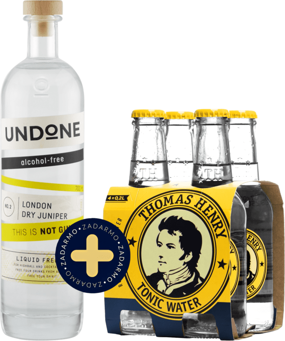 Set Undone No.2 Not Gin + 4x Thomas Henry Tonic Water zdarma