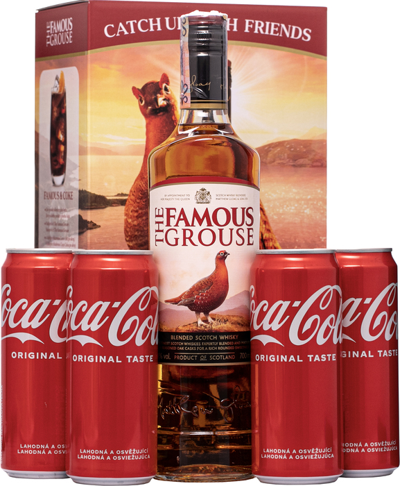 Famous Grouse + 4 x Coca-Cola