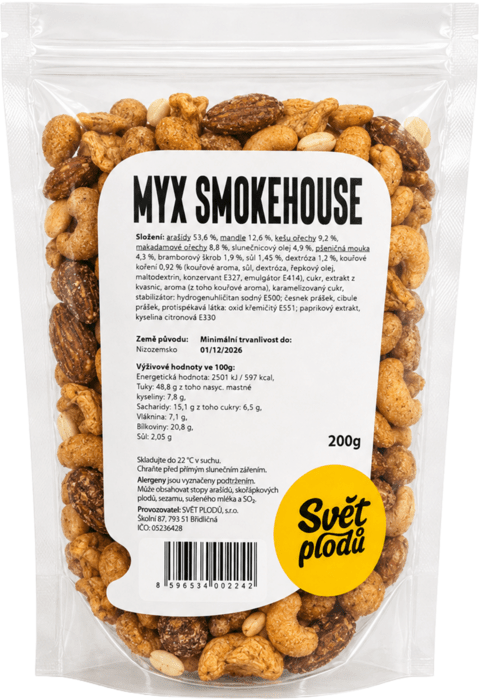 Svet plodů Myx Smokehouse 200 g