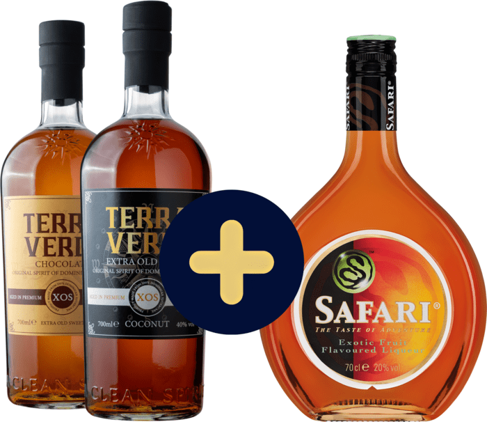 Set Terra Verde Chocolate + Coconut + Licor Safari zdarma