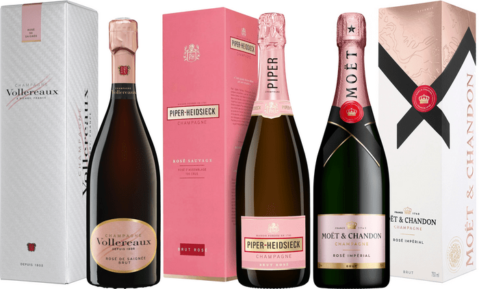 Bundle 3x Champagne Rosé