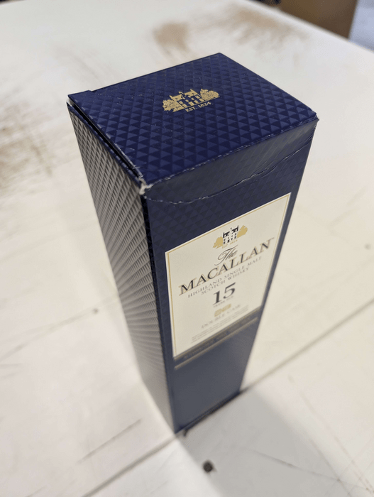Macallan 15 Year Old Double Cask - damaged packaging