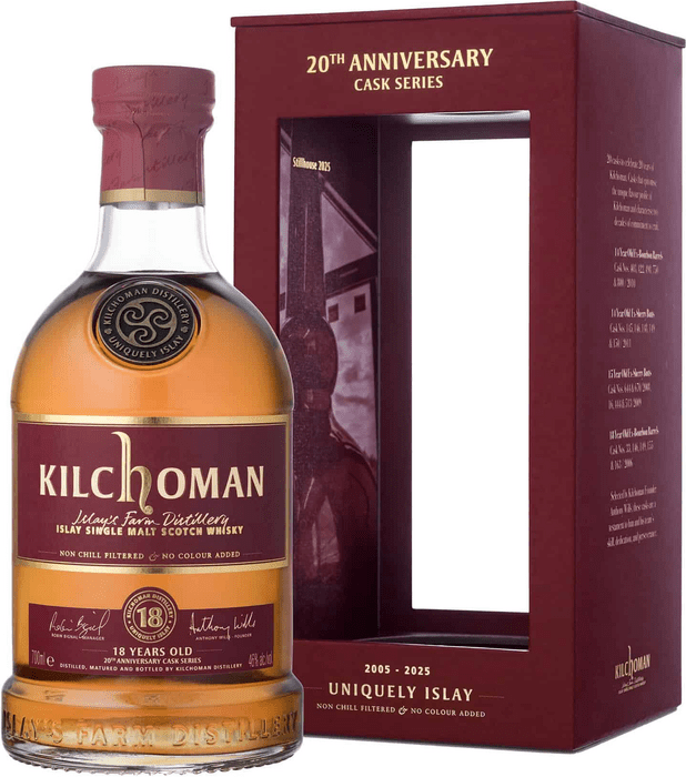 Kilchoman 20th Anniversary 18 Year Old Ex-Bourbon