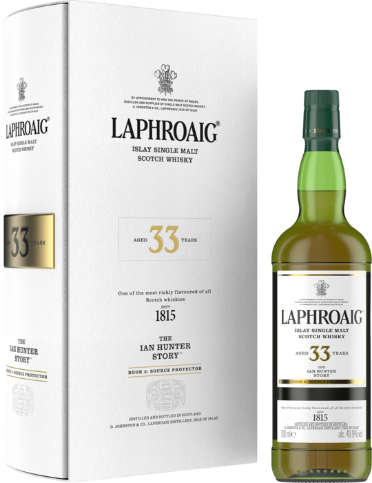 Laphroaig 33 ročná The Ian Hunter Story Book 3 Edition