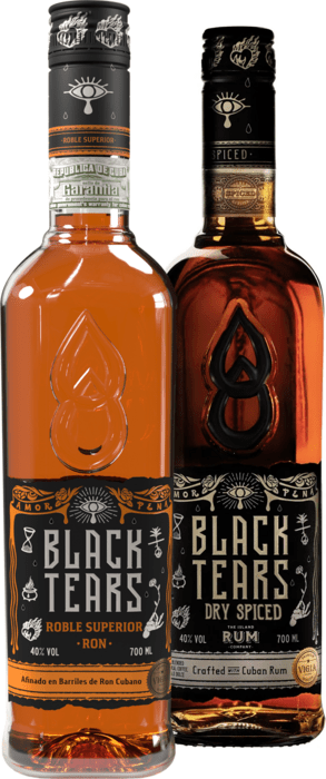 Set Black Tears Roble Superior Rum + Dry Spiced