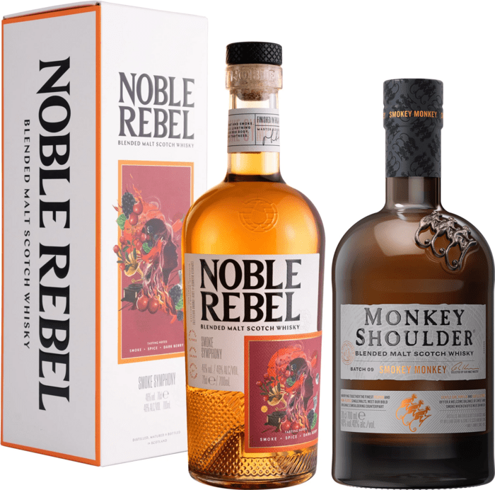Bundle Monkey Shoulder Smokey Monkey + Noble Rebel Smoke Symphony
