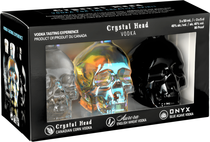 Crystal Head Experience Tasting Pack 3 x 0,05l