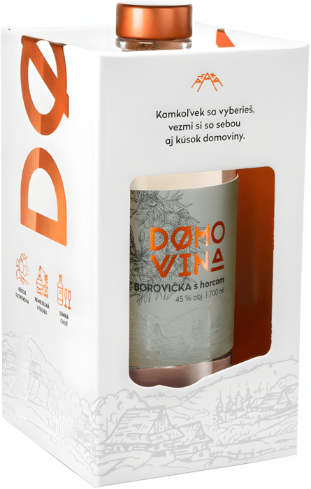Domovina Borovička s Horcom v kartónu