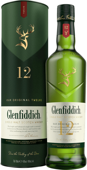 Glenfiddich 12 year old - damaged box