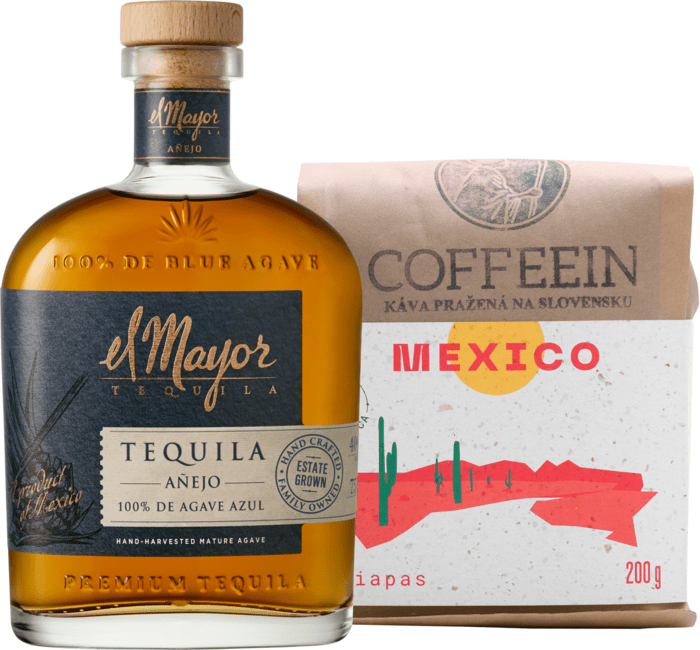 Set El Mayor Añejo + Coffeein Mexico Chiapas 200g