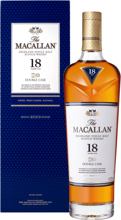 Macallan 18 ročná Double Cask - poškodený obal