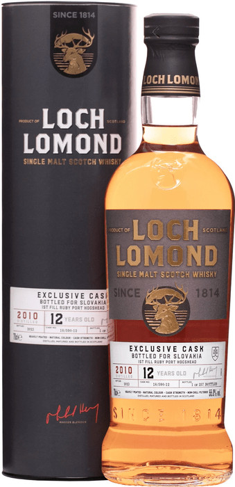 Loch Lomond 12 year old Slovakia Exclusive Cask Strength - damaged box