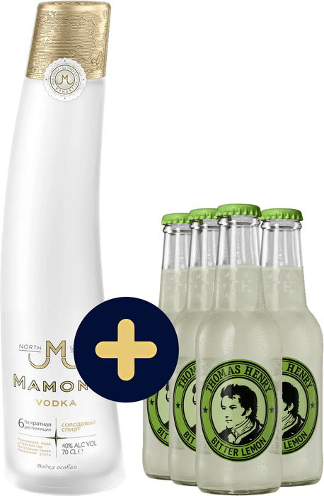 Mamont Vodka + 4x Thomas Henry Bitter Lemon zadarmo