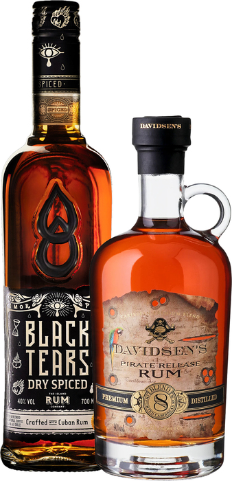 Bundle Davidsen&#039;s Pirate Release + Black Tears Spiced Rum