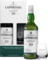 Laphroaig 10 Year old + 1 glass - damaged box