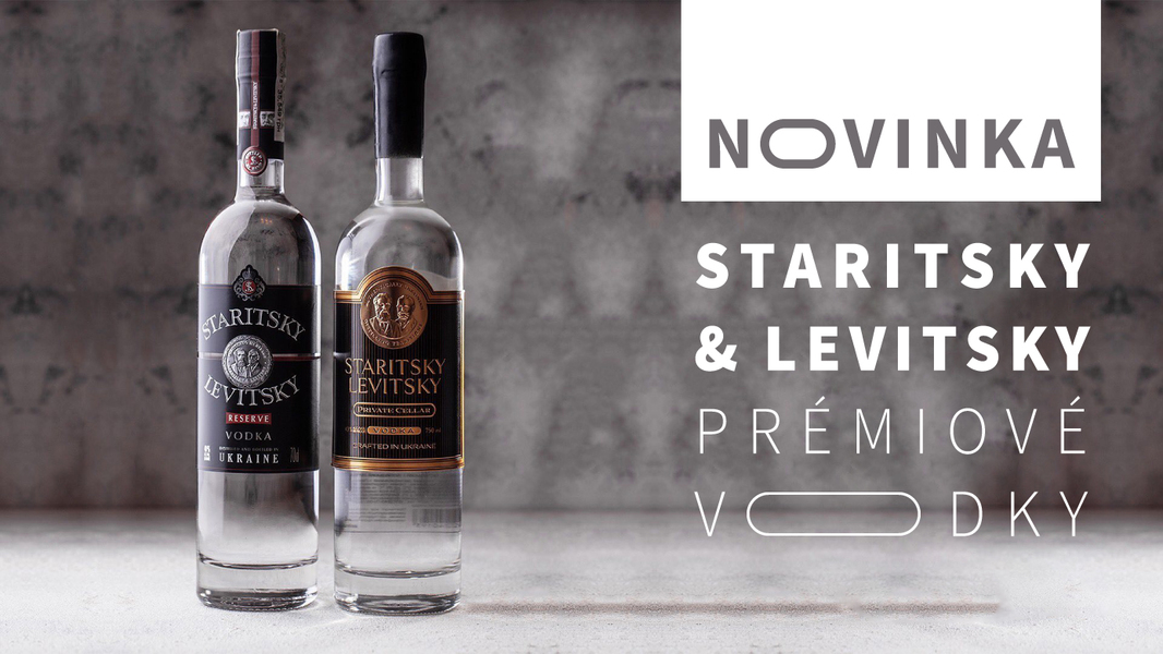 Novinka Staritsky &amp; Levitsky prémiové vodky