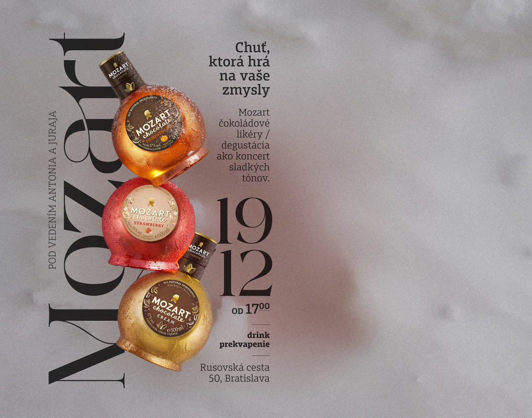 Mozart degustácia Bratislava