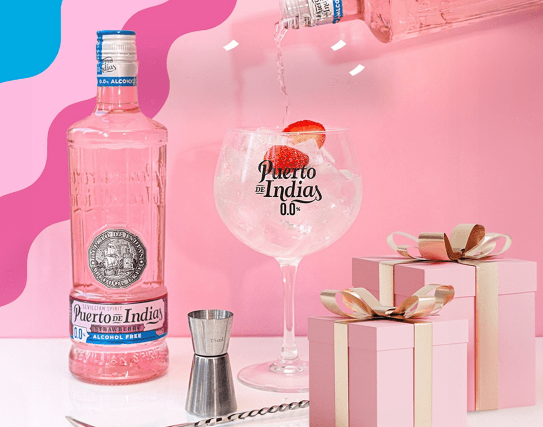 Puerto de Indias Strawberry Gin Bezalkoholový