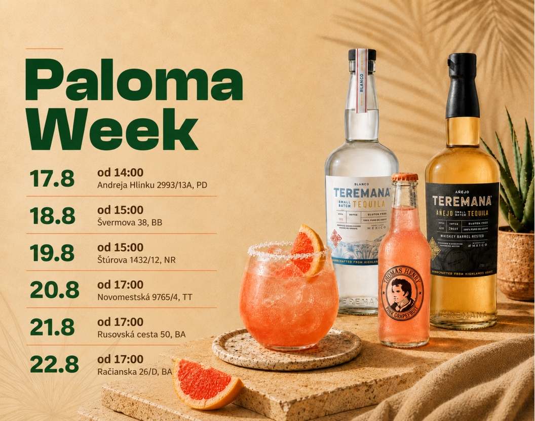 Objavte sviežu chuť Mexika počas Paloma Week!