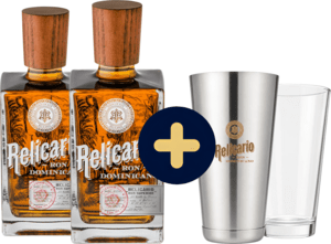 Bundle 2x Relicario Ron Dominicano Superior + shaker for free
