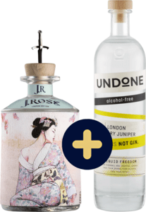 Bundle J.Rose Artisan Gin No.8 + Undone No.2 Not Gin free