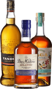 Set Tanduay + Dos Maderas Atlantic + Naga Malacca
