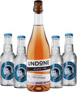 Set Undone No.21 Pop - Up Rose + 4x Thomas Henry Soda