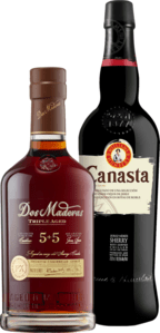 Set Dos Maderas PX 5+5 + Canasta Cream Sherry