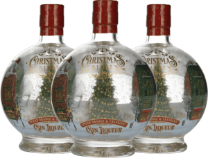 Set 3x Christmas Globe Spiced Orange &amp; Cranberry