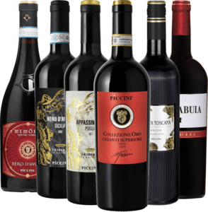 Set 6x Piccini červené víno