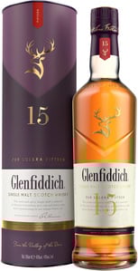 Glenfiddich 15 Year Old Solera + 2 glasses - Speyside single