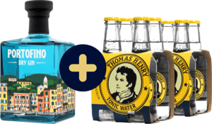 Set Portofino Dry Gin + 8x Thomas Henry Tonic Water zadarmo