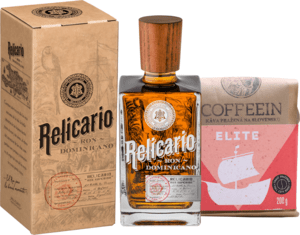 Set Relicario Ron Dominicano Superior + Coffeein Elite 200g