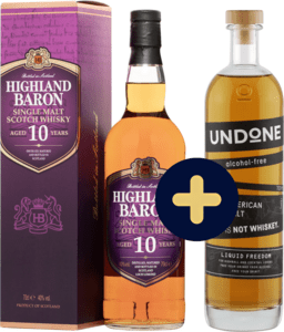 Set Highland Baron 10 ročná + Undone No.3 Not Whiskey zadarmo