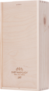 Drevený box na víno 2 fľaše