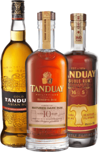 Set Tanduay: rumové trio z Filipín