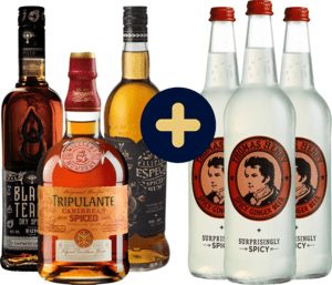 Set 3x Spiced rum + 3x Thomas Henry 0,75 l zadarmo