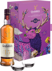 Glenfiddich 15 Year 700ml 4本セット Glenfiddich 15yrs Single Malt Whisky CNY Gift Box 700ml
