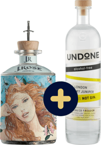 Bundle J.Rose Artisan Gin No.9 + Unodne No.2 Not Gin free