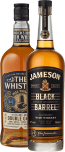 Set Jameson Black Barrel + The Whistler Double Oaked