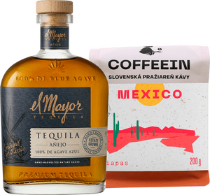 Set El Mayor Añejo + Coffeein Mexico Chiapas 200g
