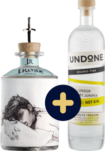 Bundle J.Rose Artisan Gin No.1 + Undone No.2 Not Gin free