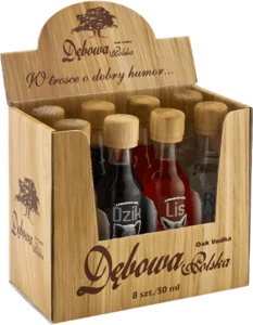 Dębowa - Oak Vodka Zwierzaki 8x0,05l