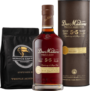Bundle Dos Maderas PX 5+5 + Serious Coffee Roastery Infused Coffee 250 g