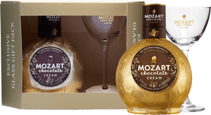 Mozart Chocolate Cream s Coupette pohárom - poškodený obal