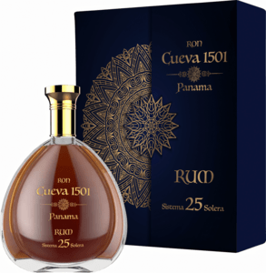 Ron Cueva 1501 Panama Sistema 25 Solera - damaged box